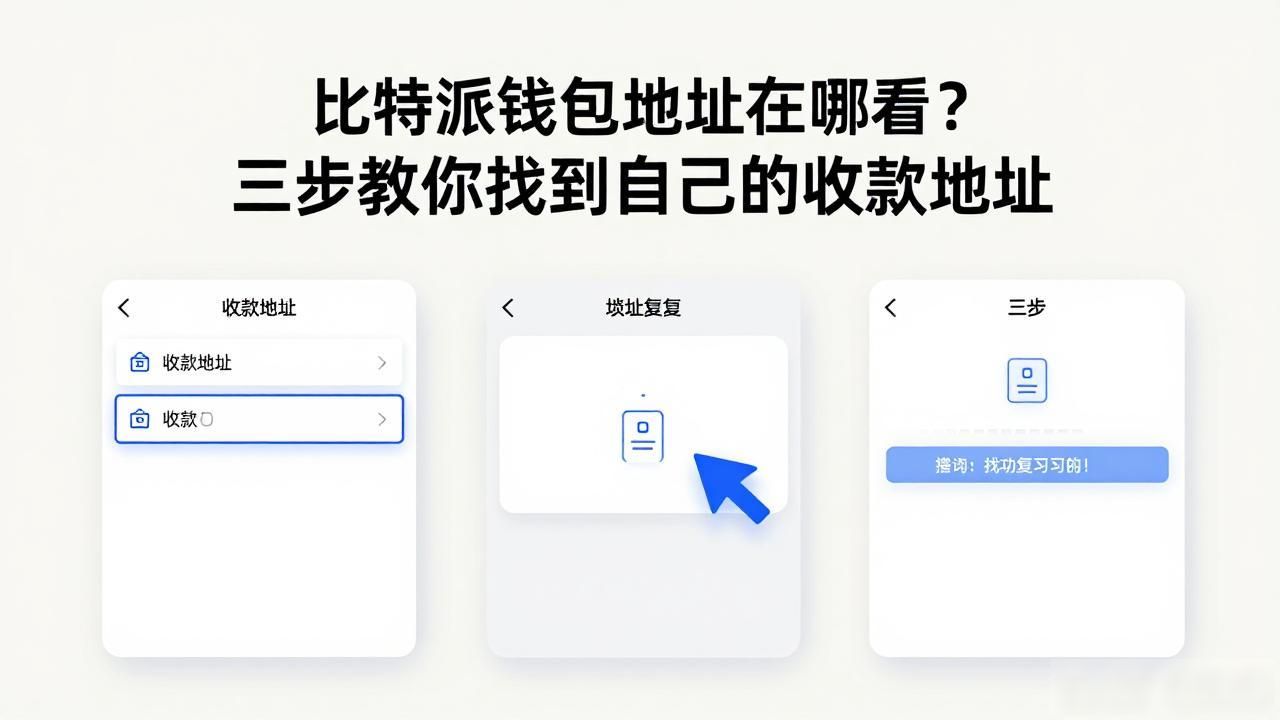 比特派钱包地址在哪看？三步教你找到自己的收款地址