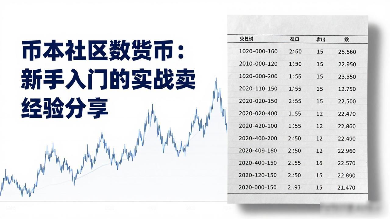 币本社区数字货币：新手入门的实战经验分享