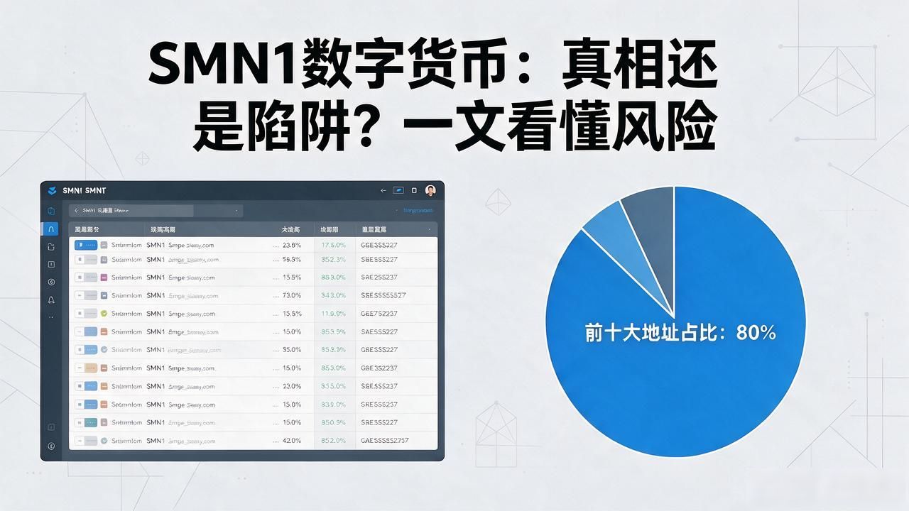 SMN1数字货币：真相还是陷阱？一文看懂风险