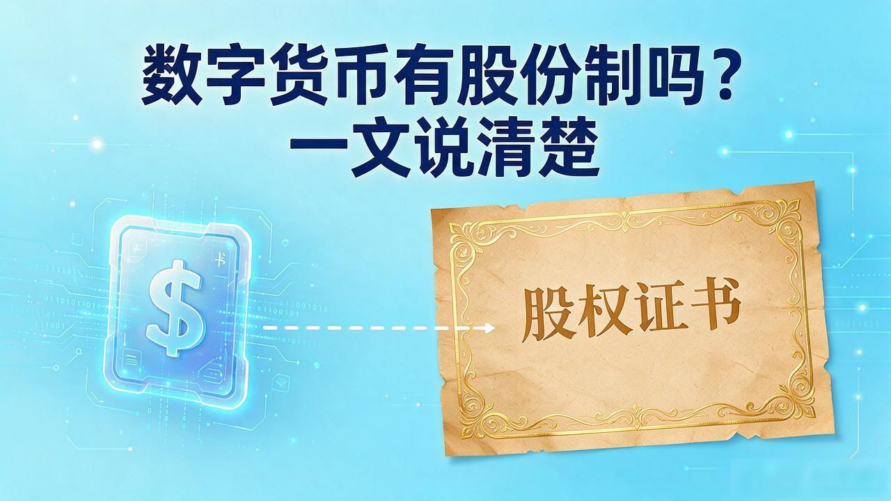 数字货币有股份制吗？一文说清楚