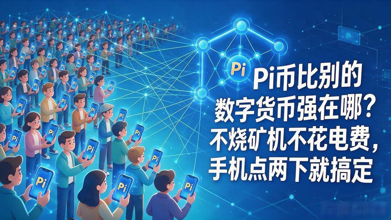 pi相比其他数字货币的优势_Pi币挖矿门槛低手机即可参与_Pi币去中心化社区抗风险能力强