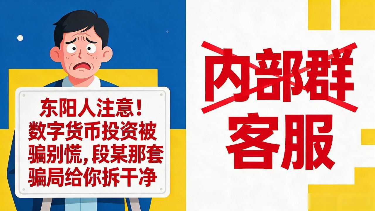 东阳人注意！数字货币投资被骗别慌，段某那套骗局给你拆干净