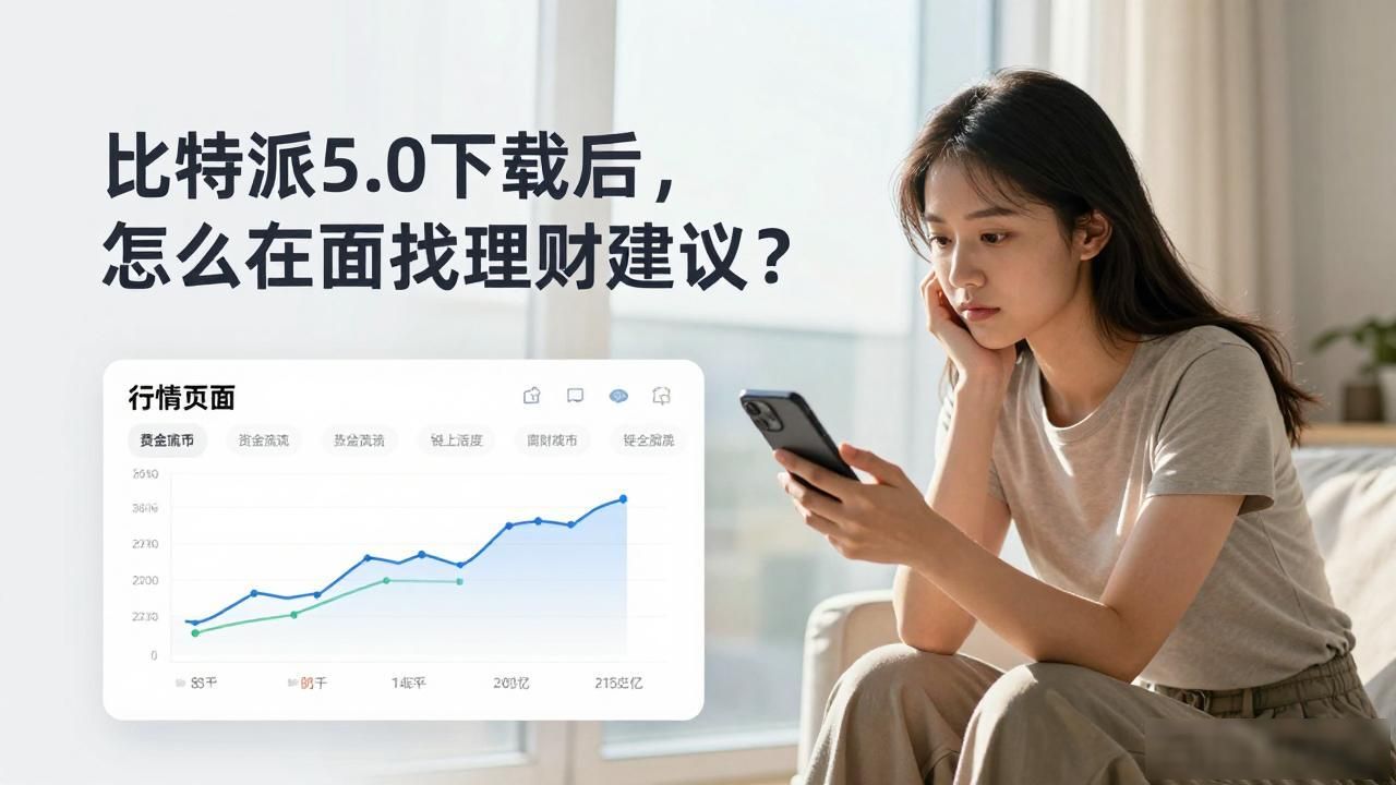 比特派5.0下载后，怎么在里面找理财建议？