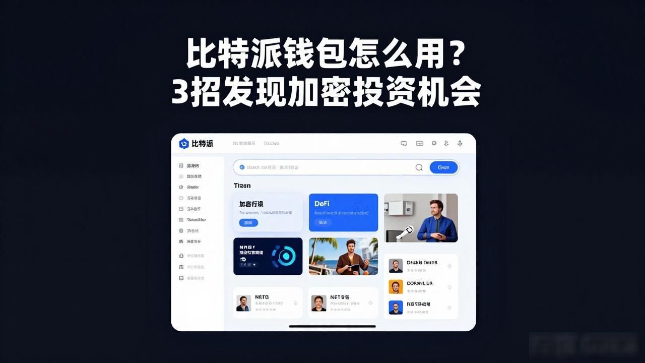 比特派钱包怎么用？3招发现加密投资机会