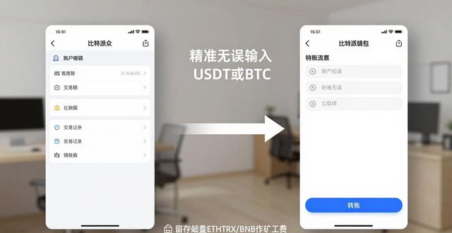 比特派热钱包交易指南 三步完成转账