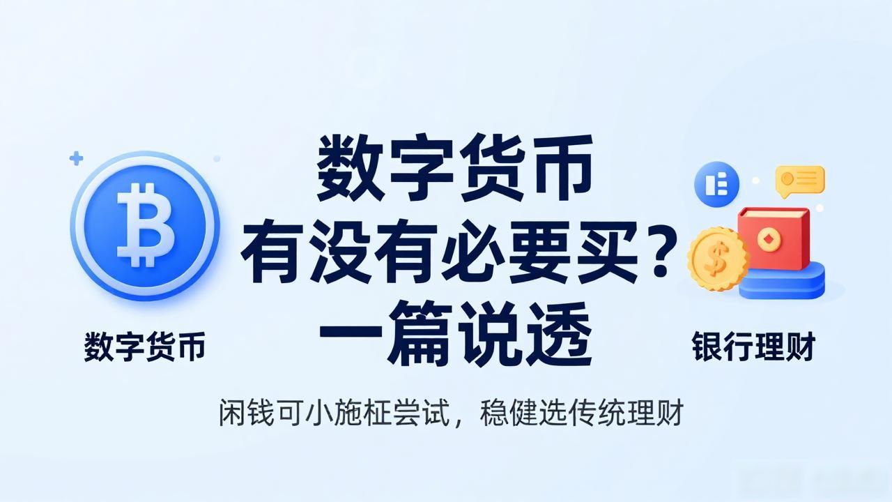 数字货币有没有必要买？一篇说透