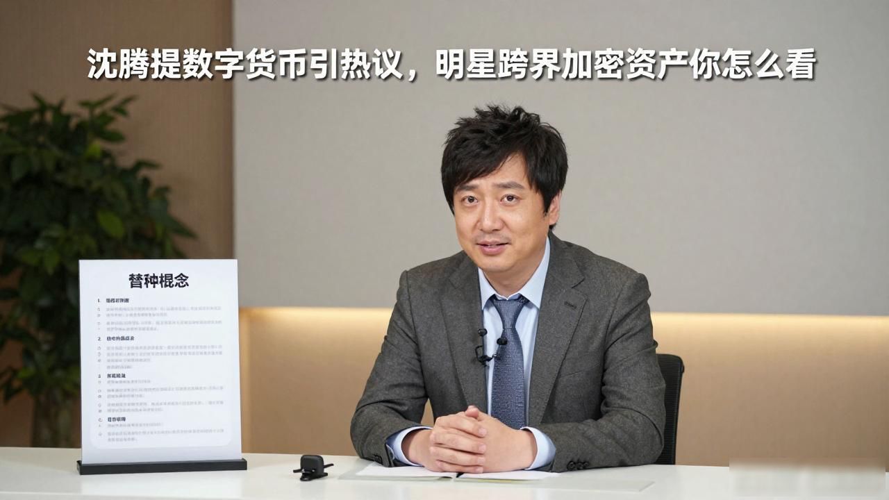 沈腾提数字货币引热议，明星跨界加密资产你怎么看