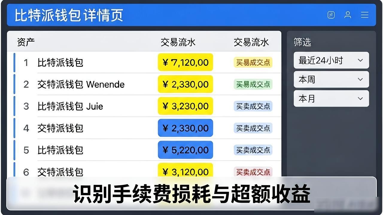 比特派钱包查账指南：看清资产动向与盈亏