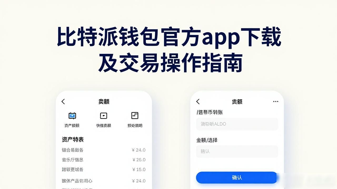 比特派钱包官方app下载及交易操作指南