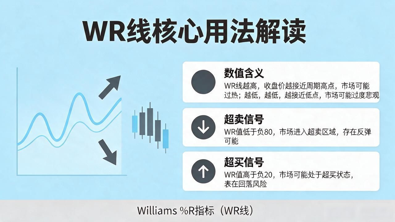 Williams%R指标_WR线超买超卖判断_数字货币wr线代表什么意思