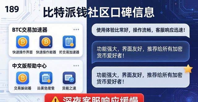 比特派钱包社区口碑 用户真实反馈如何