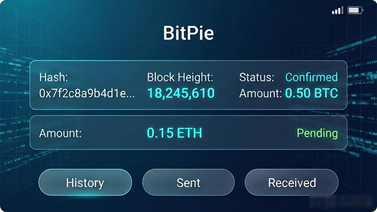 比特派钱包交易操作指南_比特派钱包资产管理_比特派钱包APP的用户界面功能演示
