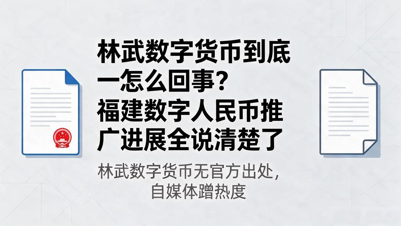 林武数字货币到底怎么回事？福建数字人民币推广进展全说清楚了