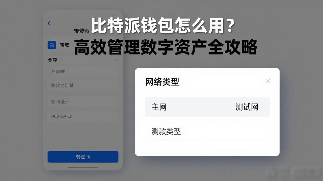 比特派钱包怎么用？高效管理数字资产全攻略