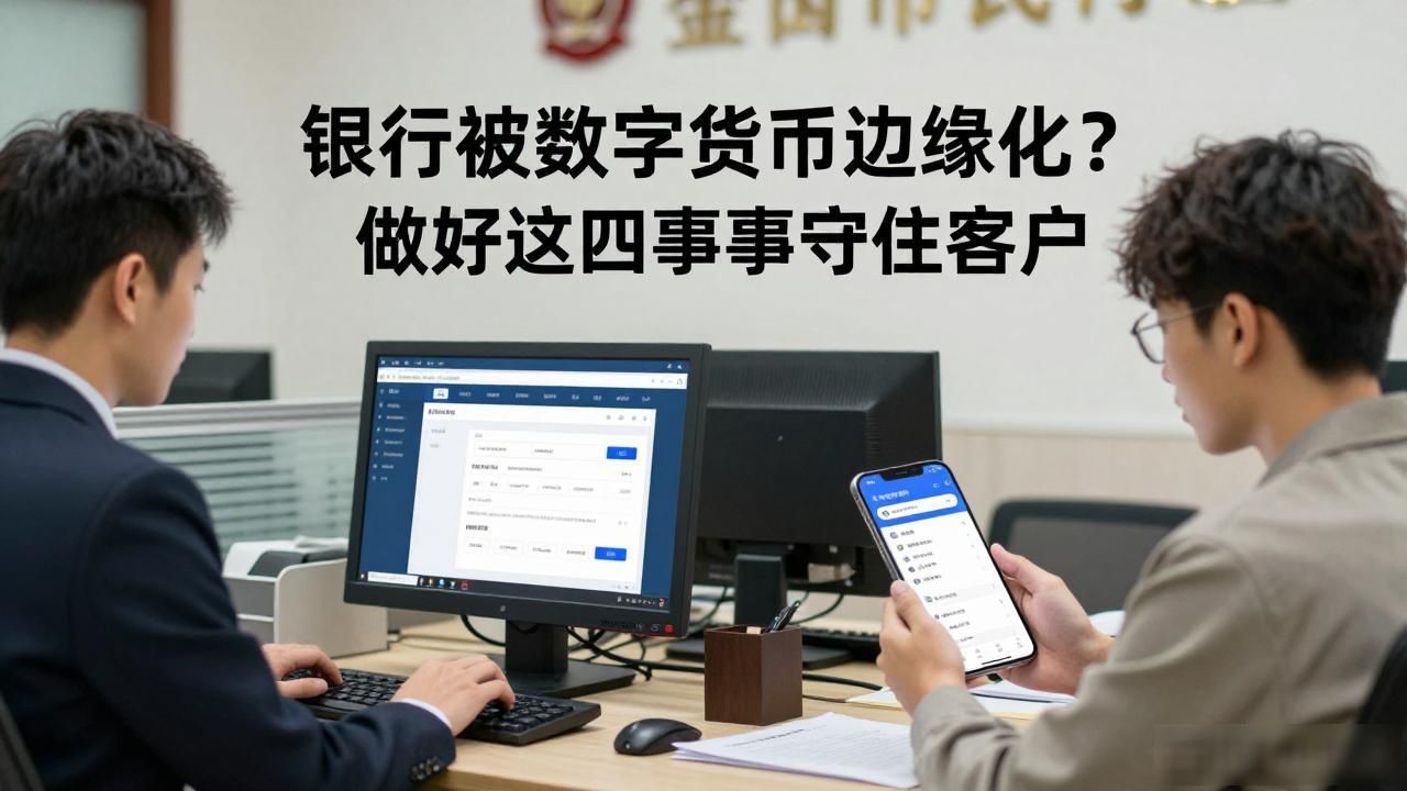 银行被数字货币边缘化？做好这四件事守住客户