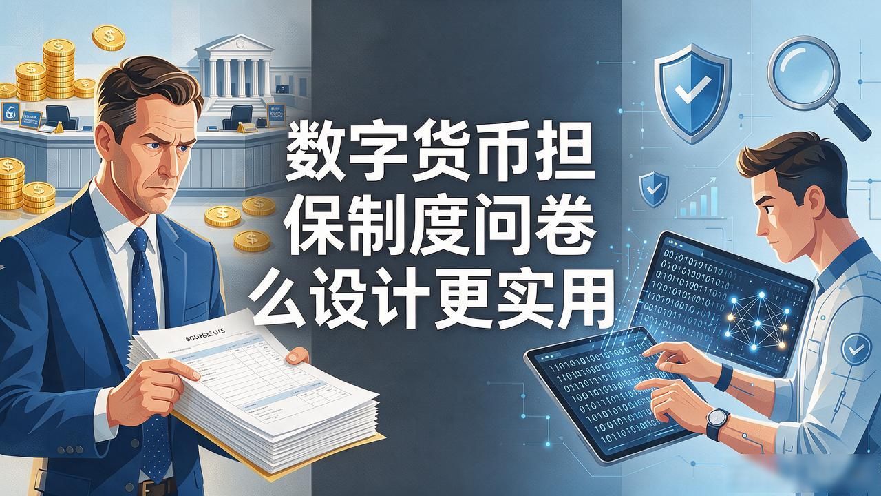 数字货币担保制度问卷怎么设计更实用