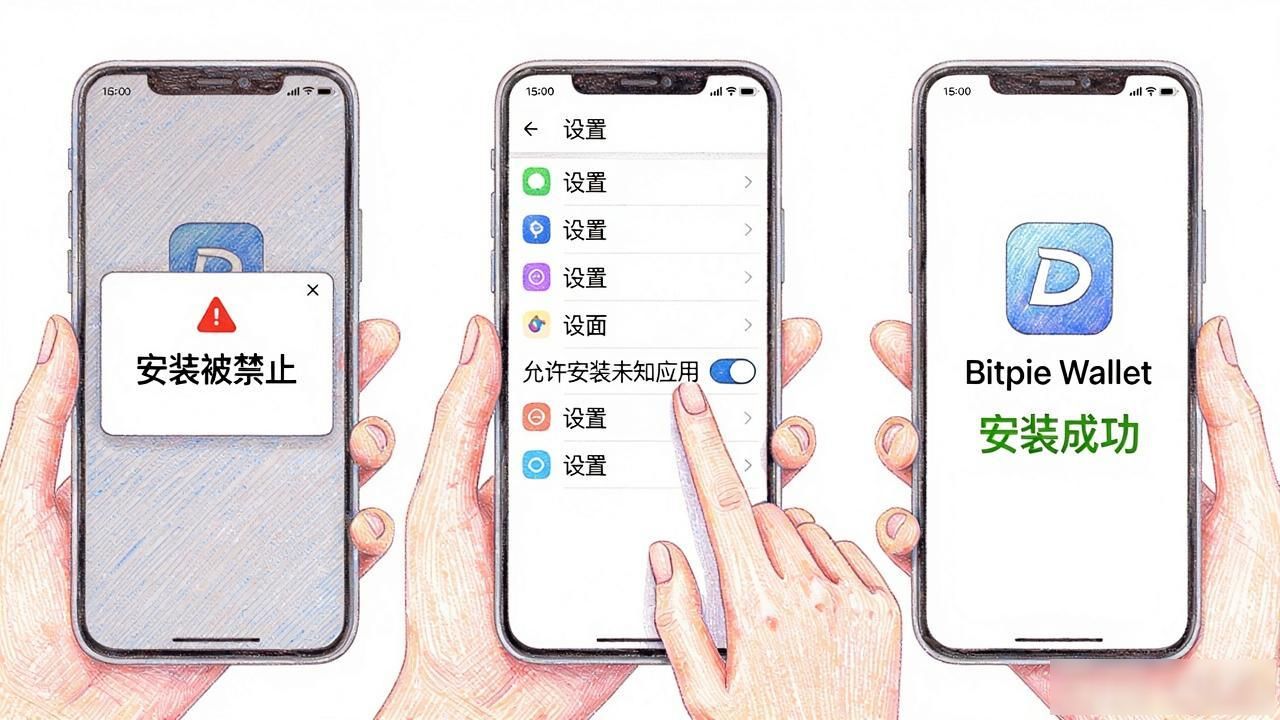 Bitpie钱包安卓下载不了？安装报错怎么办？一文搞定