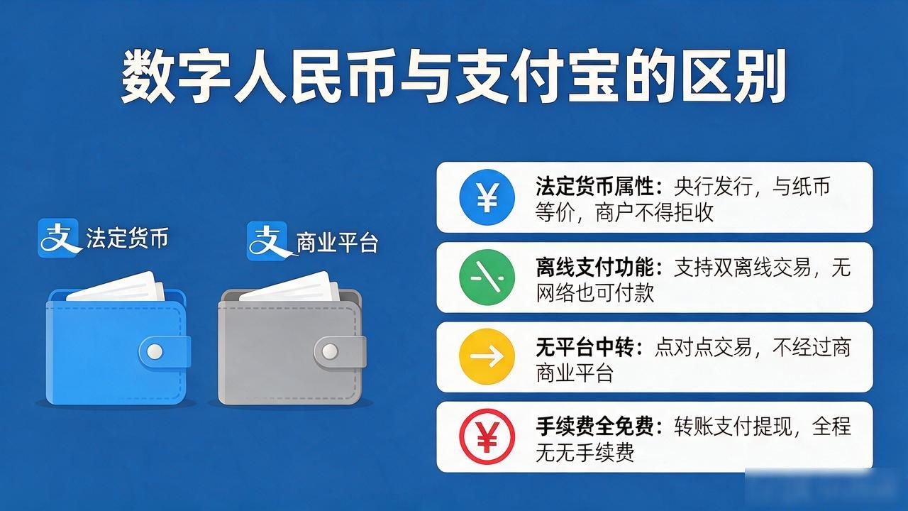 一文看懂：数字人民币和支付宝到底啥区别