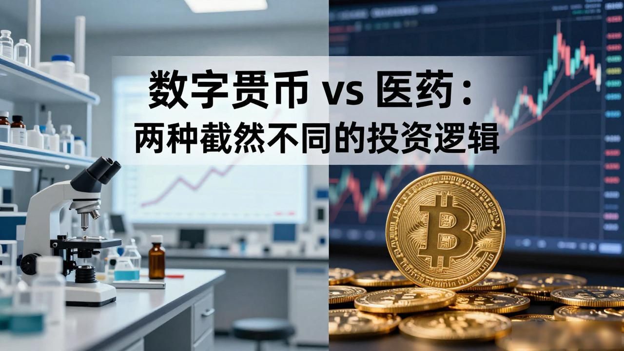 数字货币vs医药：两种截然不同的投资逻辑