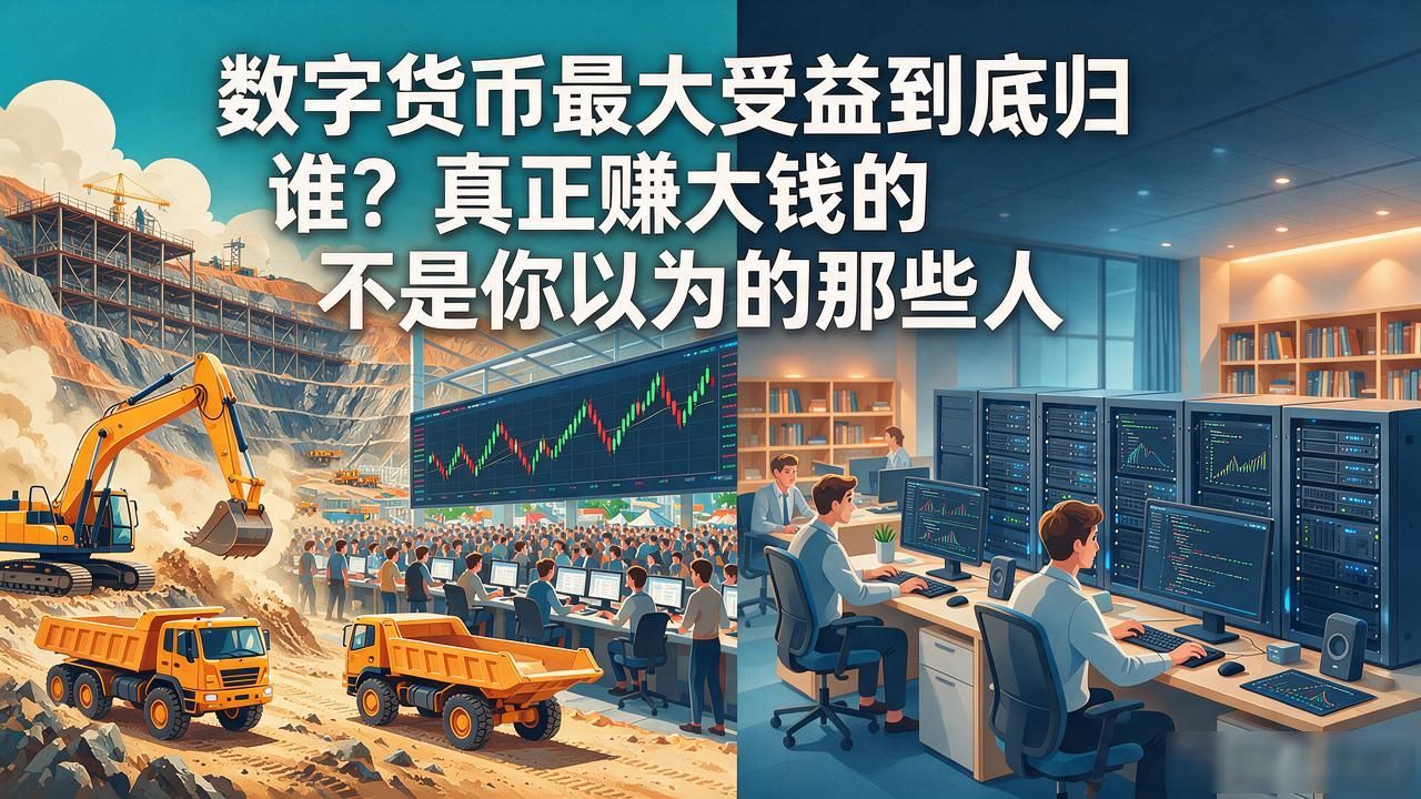 数字货币最大受益到底归谁？真正赚大钱的不是你以为的那些人