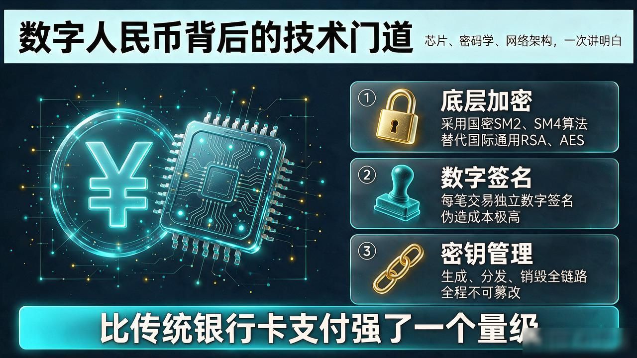 数字人民币背后的技术门道：芯片、密码学、网络架构，一次讲明白