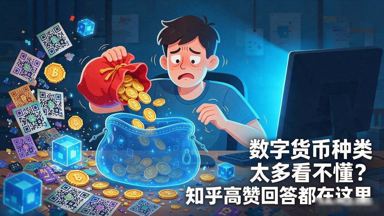 数字货币种类太多看不懂？知乎高赞回答都在这里