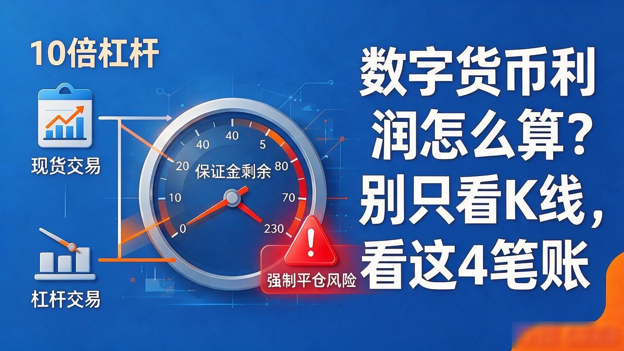 数字货币利润怎么算？别只看K线，看这4笔账
