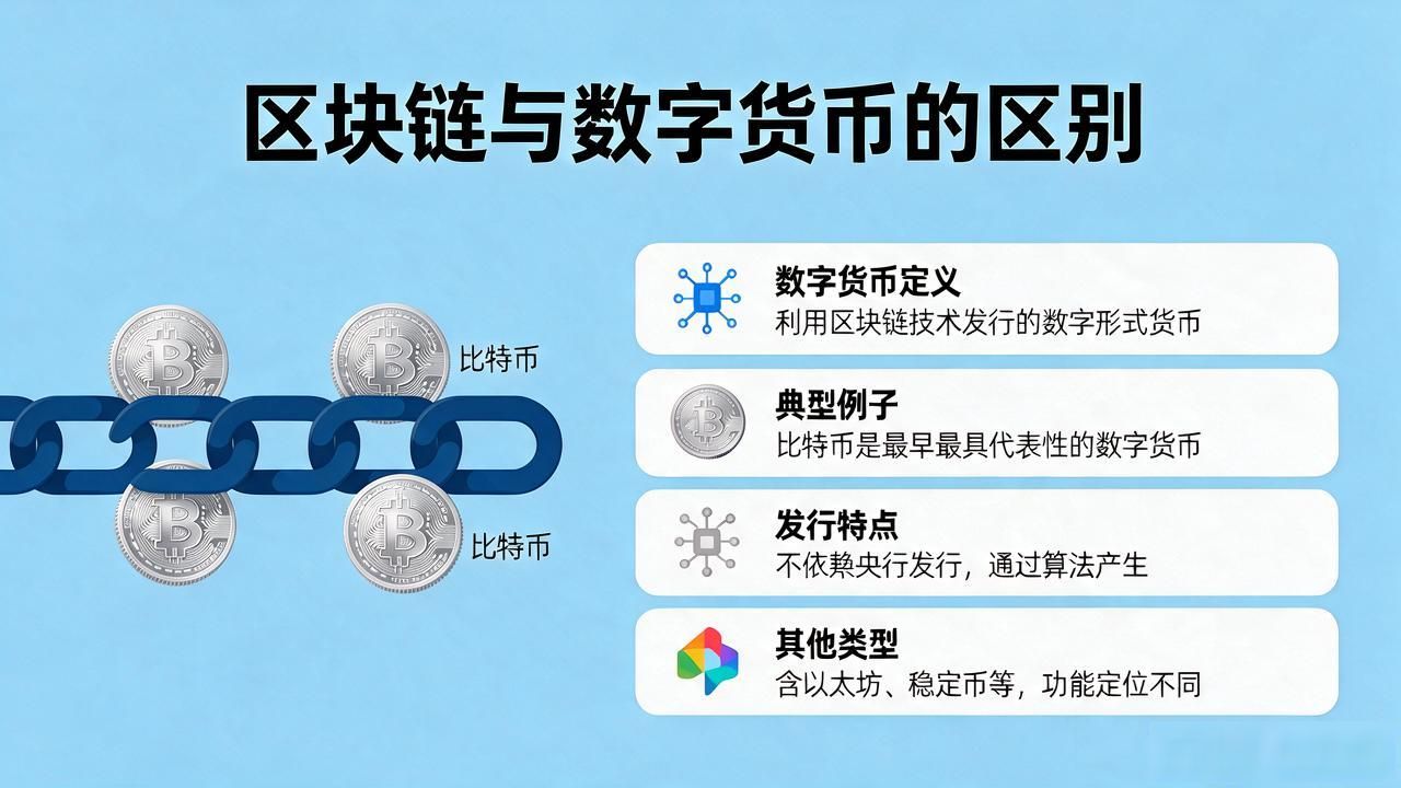 区块链和数字货币是一回事吗？一文讲清楚区别