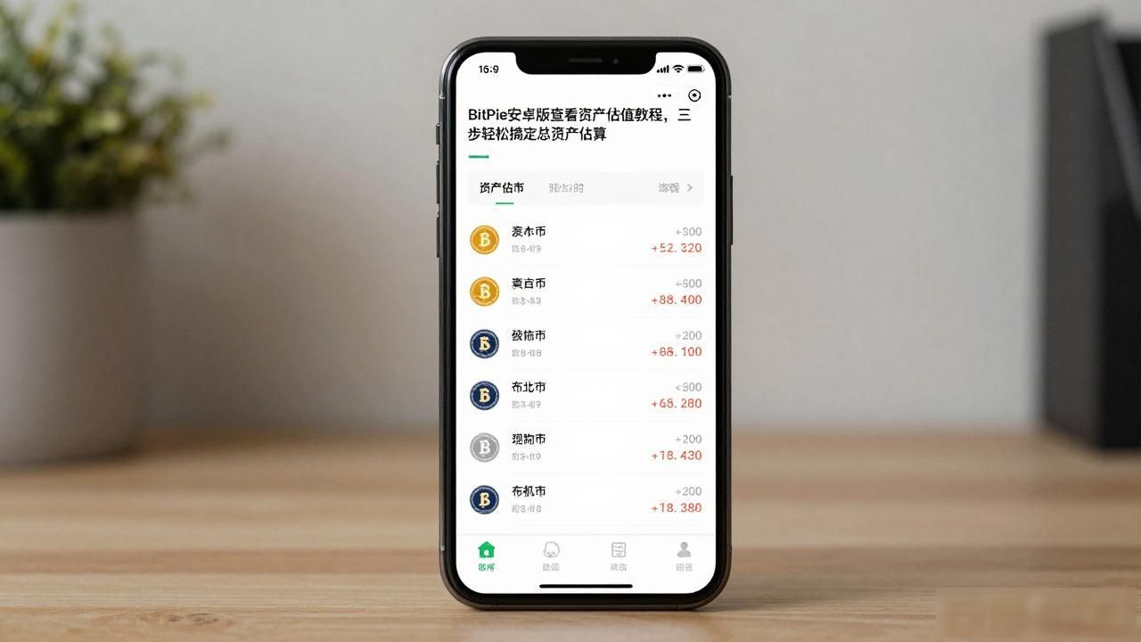 BitPie安卓版查看资产估值教程，三步轻松搞定总资产估算