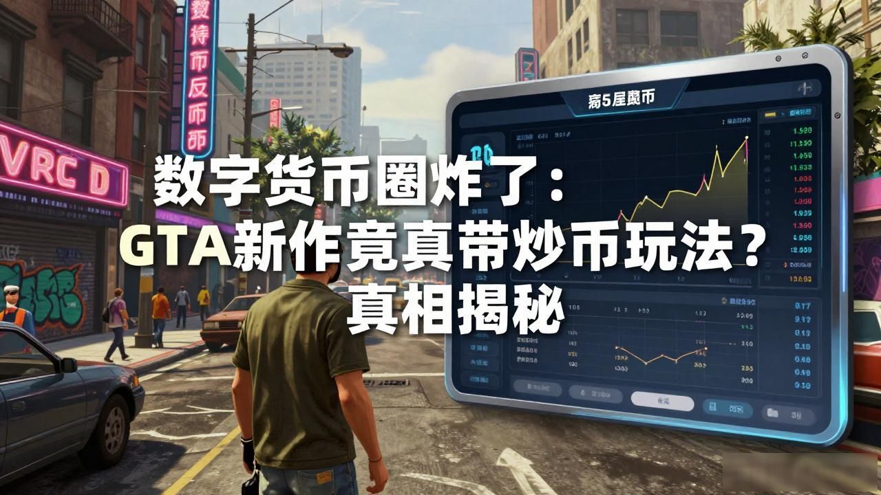 数字货币圈炸了：GTA新作竟真带炒币玩法？真相揭秘