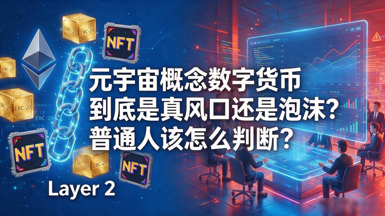元宇宙概念数字货币到底是真风口还是泡沫？普通人该怎么判断