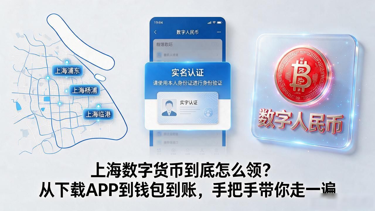 上海数字货币到底怎么领？从下载APP到钱包到账，手把手带你走一遍