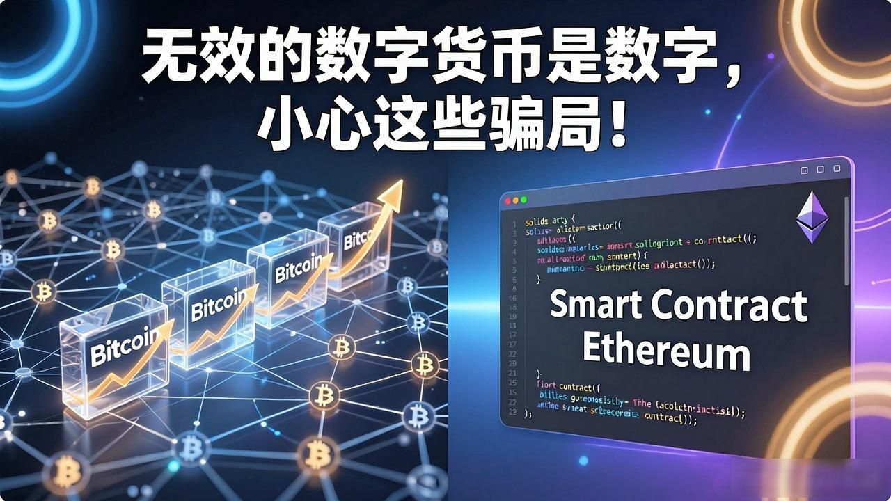 无效的数字货币是数字，小心这些骗局！