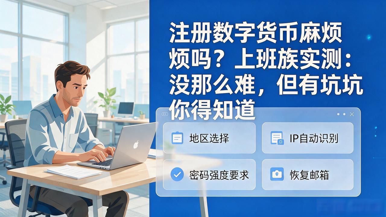 注册数字货币麻烦吗？上班族实测：没那么难，但有坑你得知道