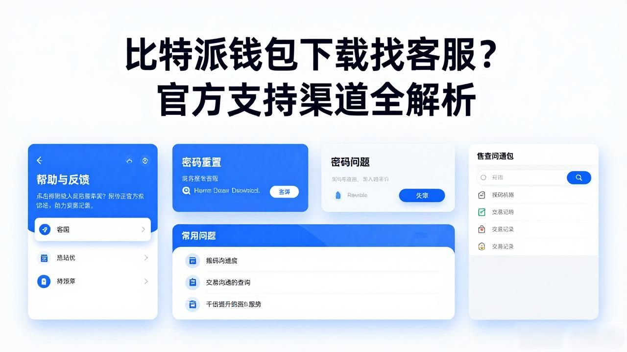 比特派钱包下载找客服？官方支持渠道全解析