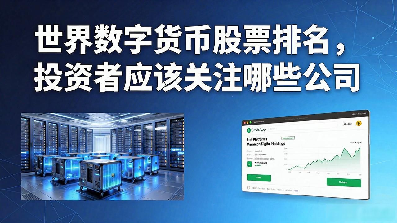 世界数字货币股票排名，投资者应该关注哪些公司