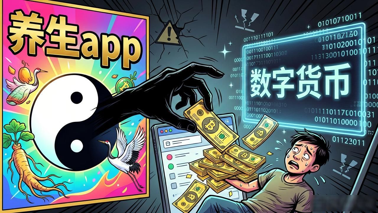 下载养生app送数字货币？小心养生不成反丢钱