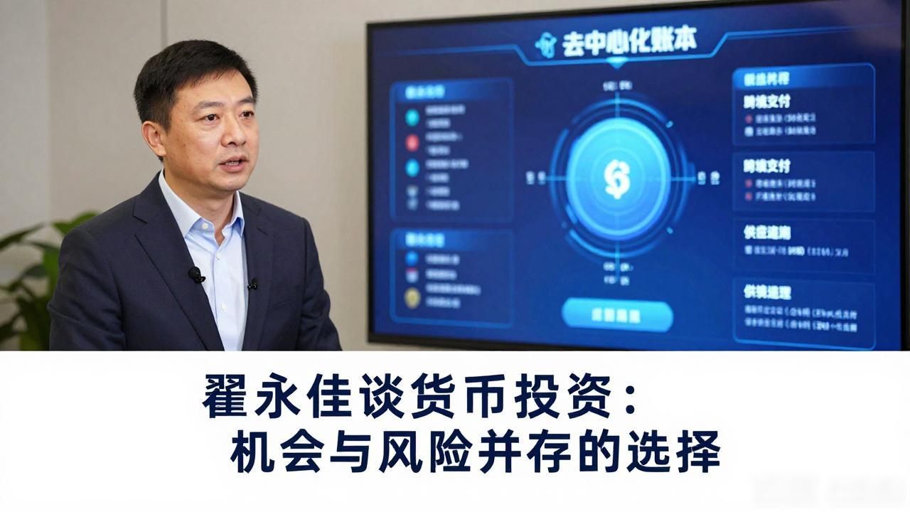 翟永佳谈数字货币投资：机会与风险并存的选择