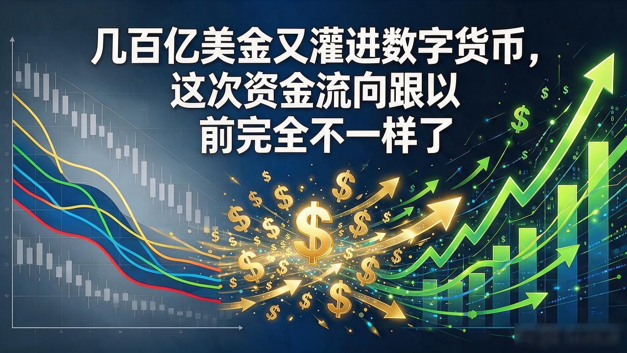 几百亿美金又灌进数字货币，这次资金流向跟以前完全不一样了