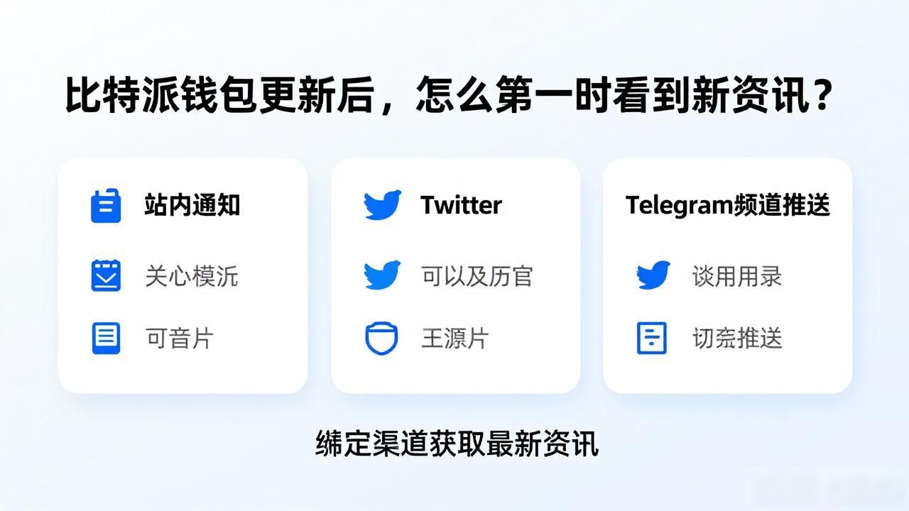 比特派钱包更新后，怎么第一时间看到新资讯？