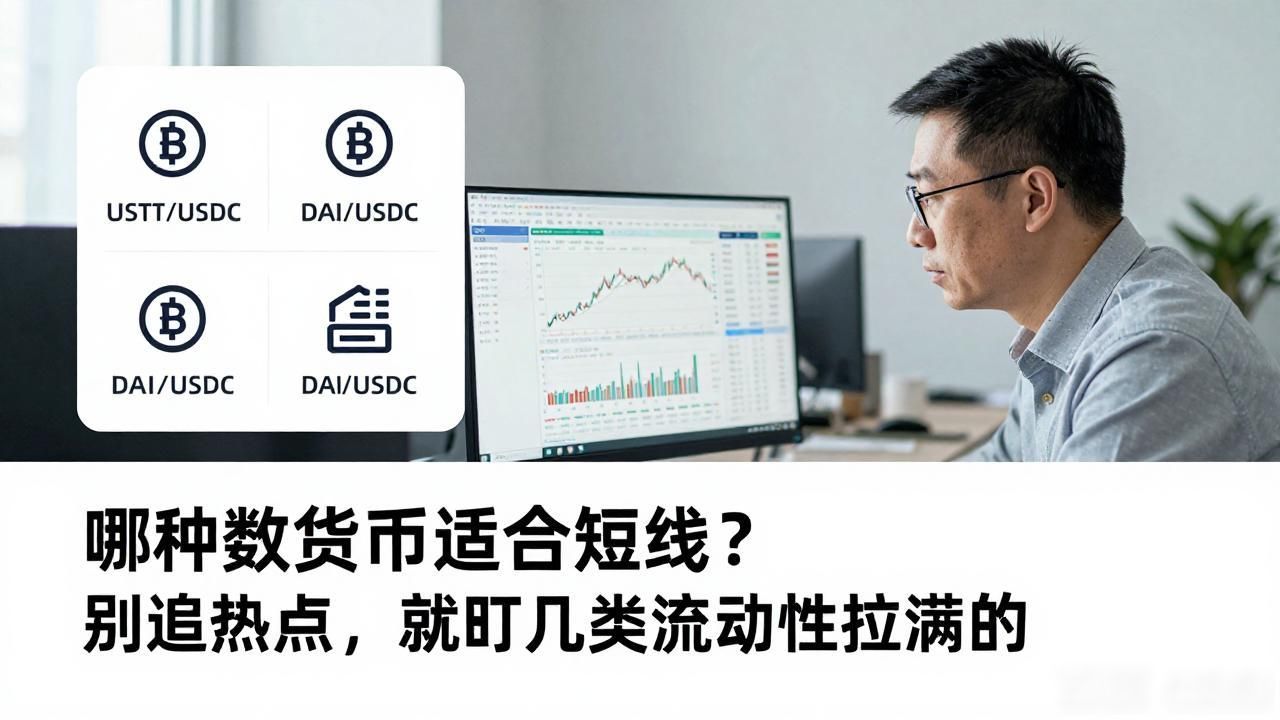 哪种数字货币适合短线？别追热点，就盯这几类流动性拉满的
