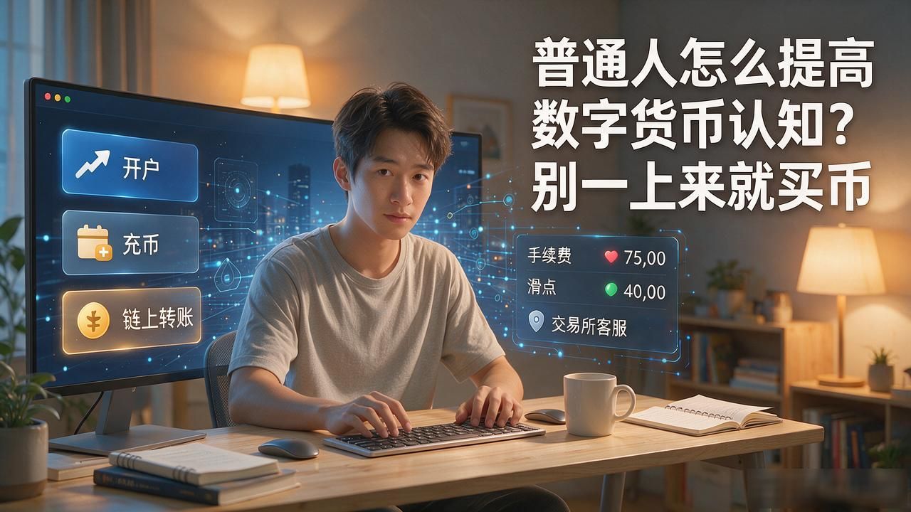 普通人怎么提高数字货币认知？别一上来就买币