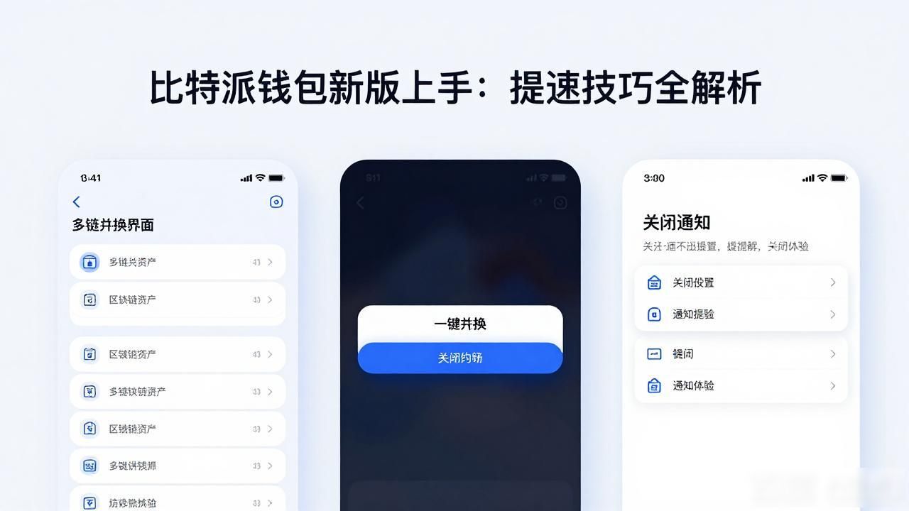 比特派钱包新版上手：提速技巧全解析