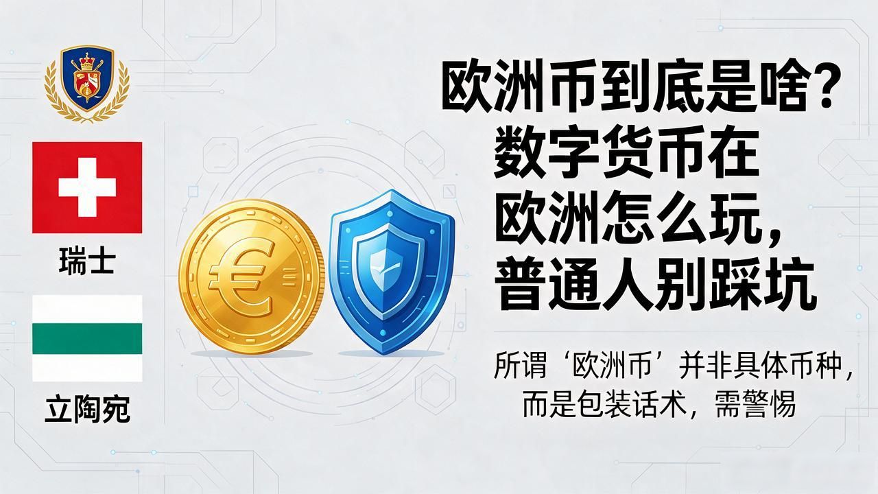 欧洲币到底是啥？数字货币在欧洲怎么玩，普通人别踩坑