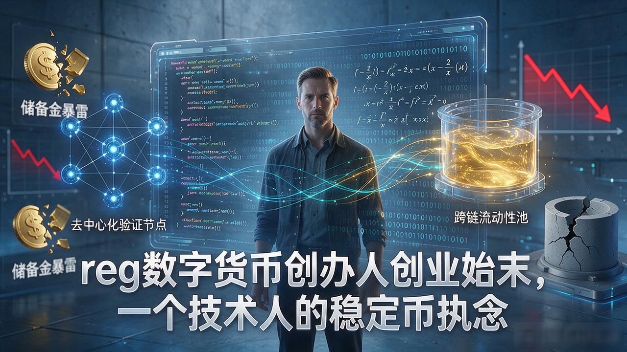 reg数字货币创办人创业始末，一个技术人的稳定币执念