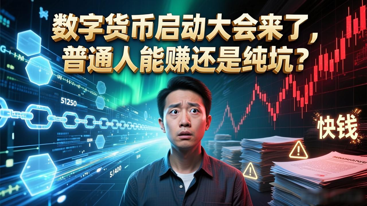 数字货币启动大会来了，普通人能赚还是纯坑？