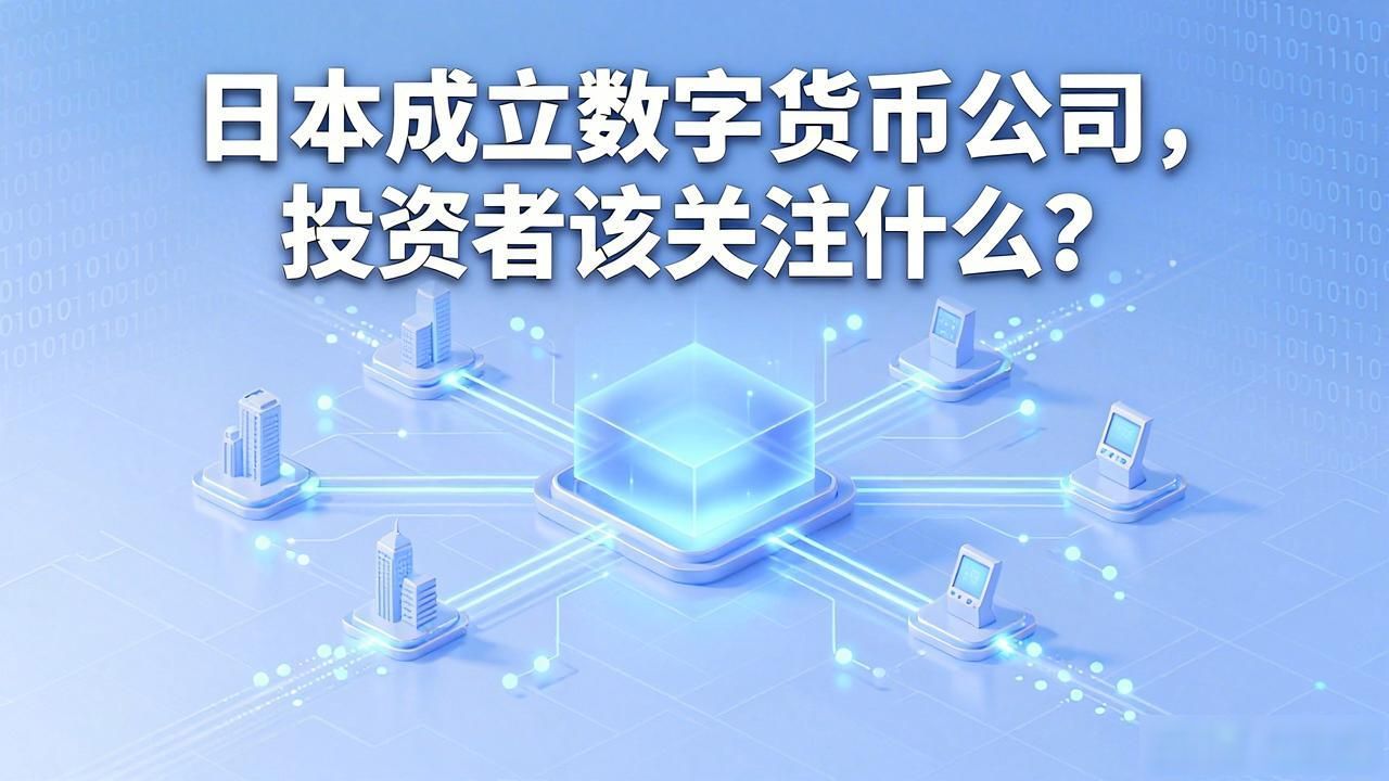 日本成立数字货币公司，投资者该关注什么？