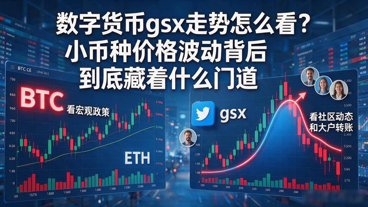 数字货币gsx走势怎么看？小币种价格波动背后到底藏着什么门道