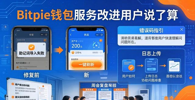 Bitpie钱包投诉反馈：服务改进用户说了算