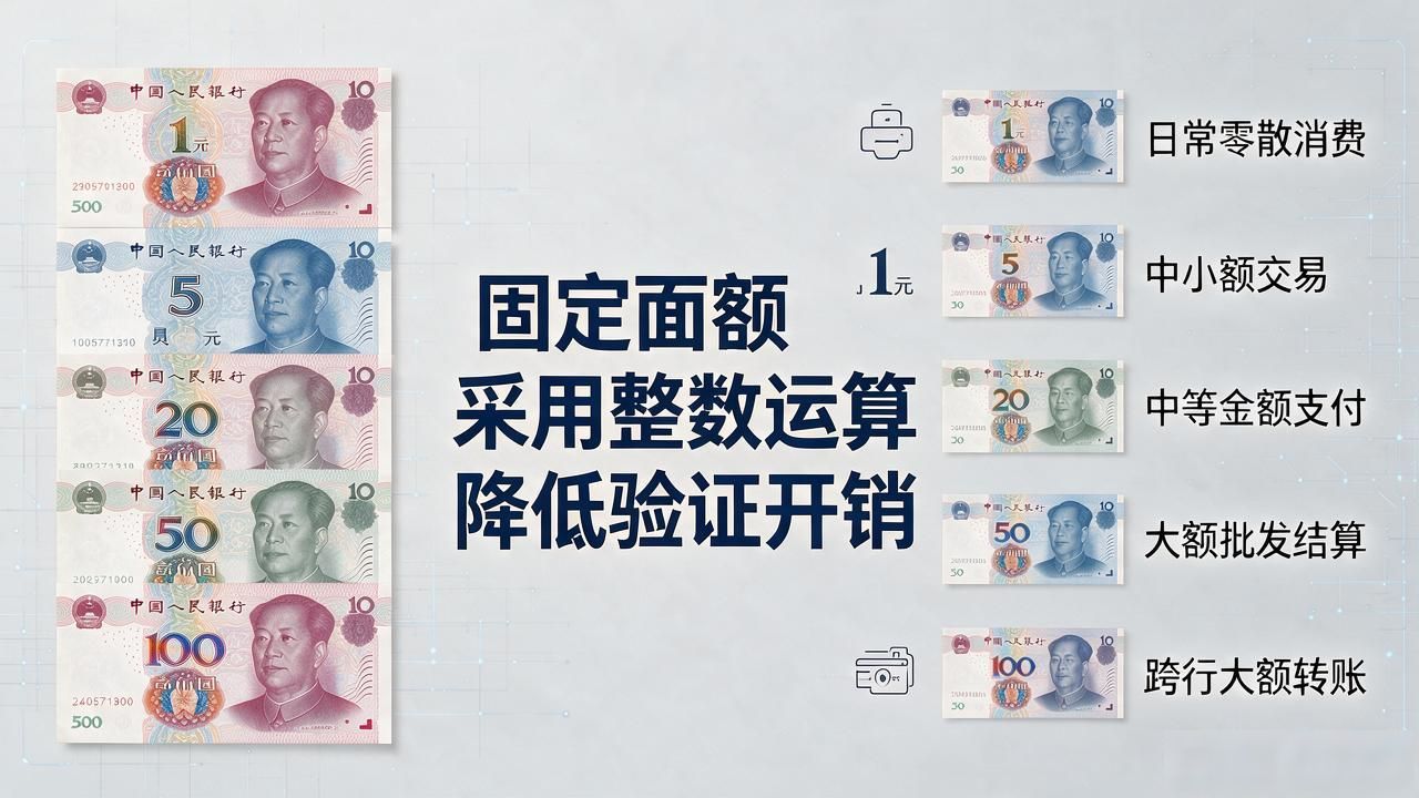 央行数字货币固定面额到底怎么定？说白了跟印纸币是一个道理